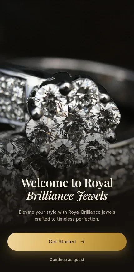 Royal Brilliance Jewels — Premium jewellery store with a complete shopping flow